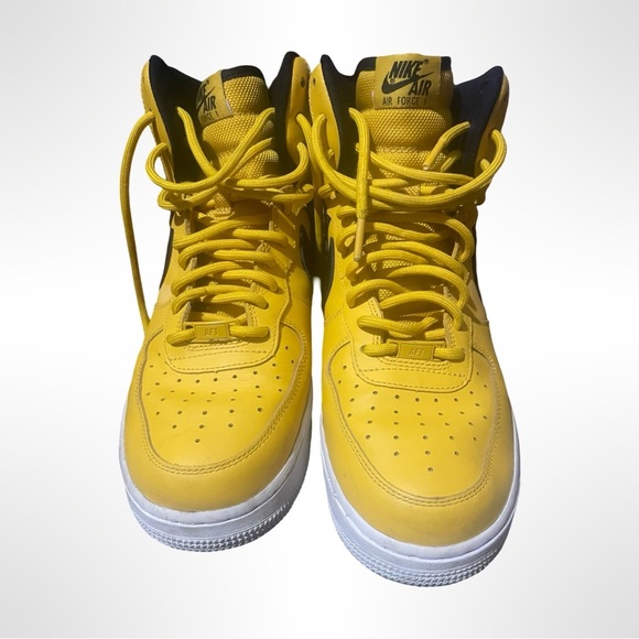 Size 9 -‎ Nike Air Force 1 \'07 High Yellow Ochre Yellow And Black main image 9